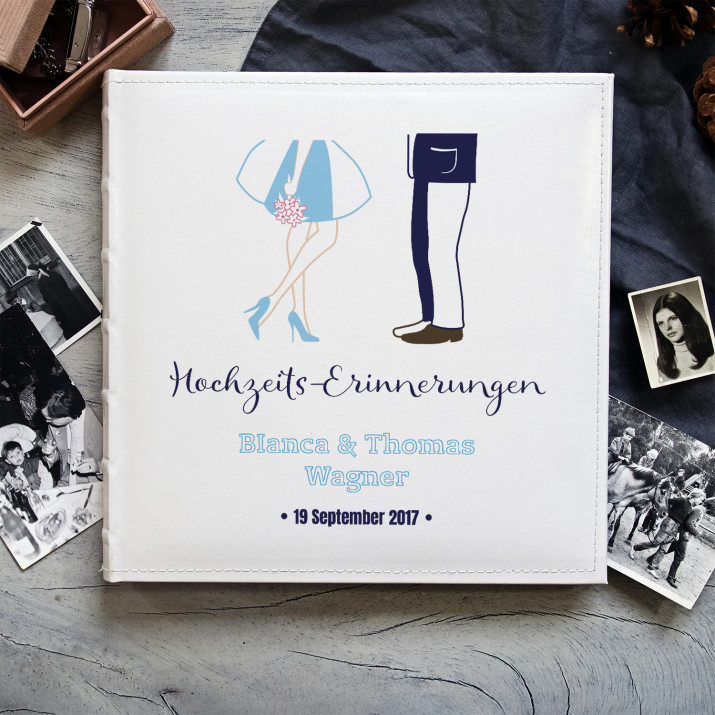 HochzeitsErinnerungen personalisiertes Fotoalbum GeschenkSpeziell.de